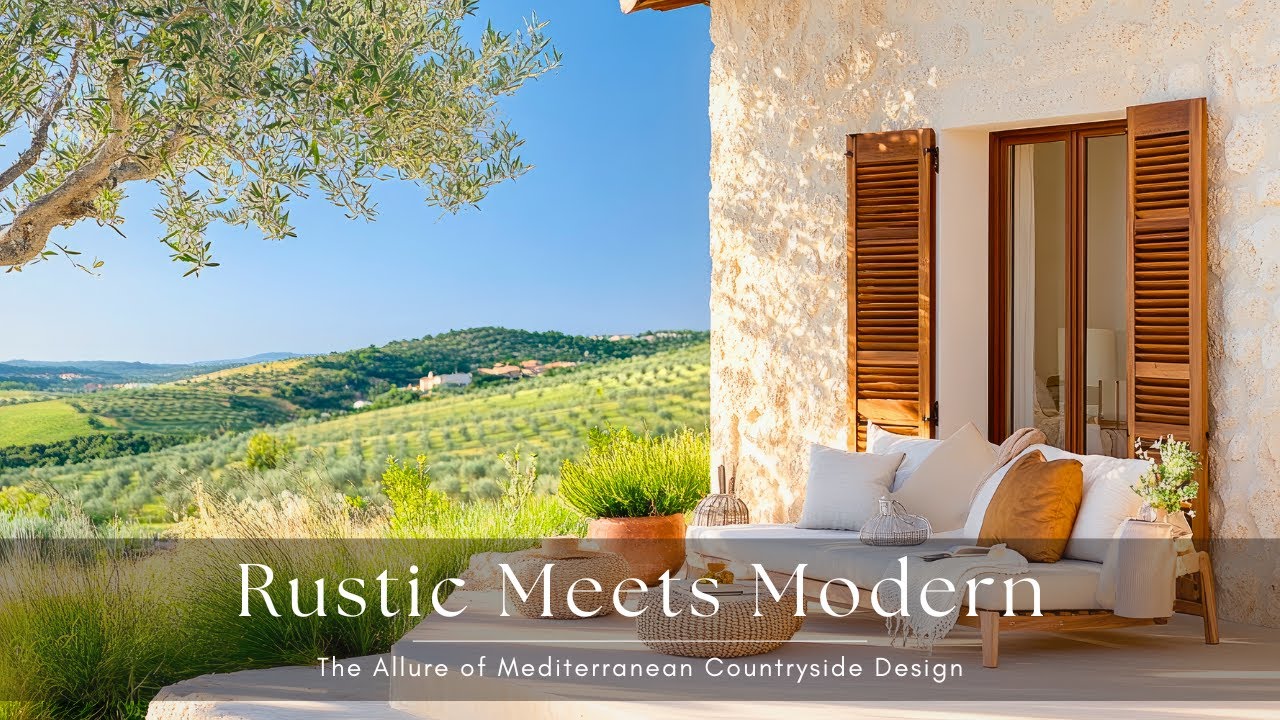 Rustic Meets Modern: The Allure of Mediterranean Countryside Design