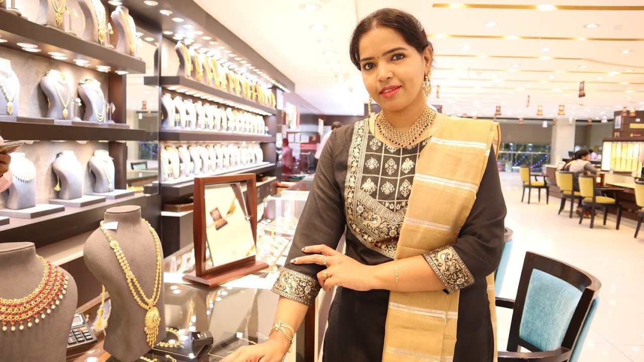 Kalyan Jewellers Mother's Day Special Gift 🎁 Light  Weight Gold Jewellery Nima Jadau  Collection