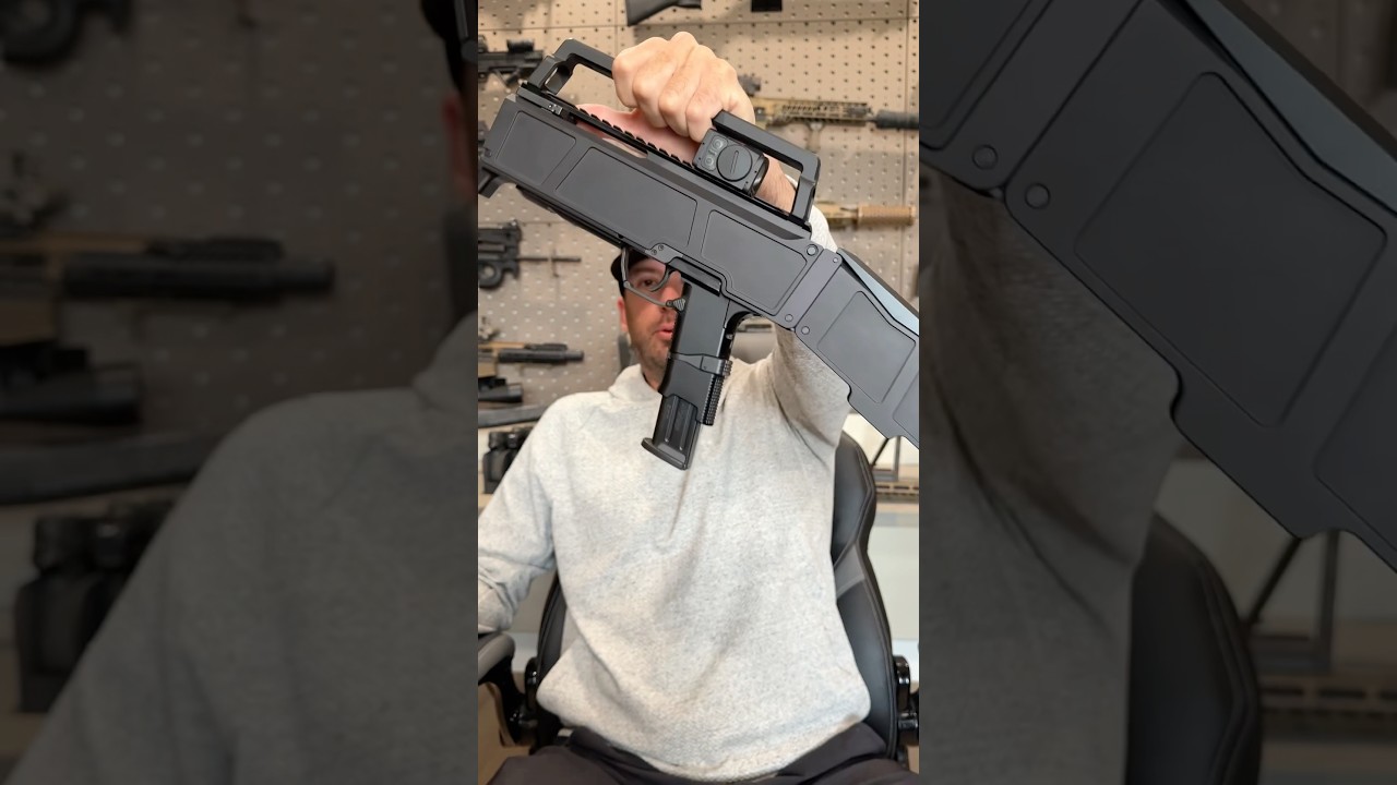 Open carry vs concealed carry with the lunchbox gun. 