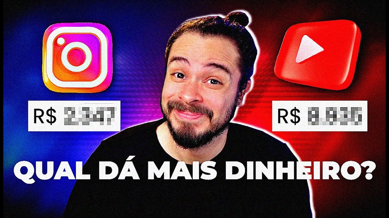 YouTube ou Instagram: qual &eacute; melhor para ganhar dinheiro? (Iniciantes)