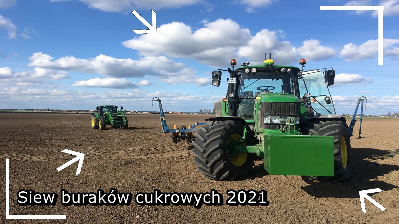 !✔Siew buraków cukrowych 2021 z Gr. Najdek oraz Gr. Tulecki ✔!  John Deere 7530p & Kleine Unicorn ☆