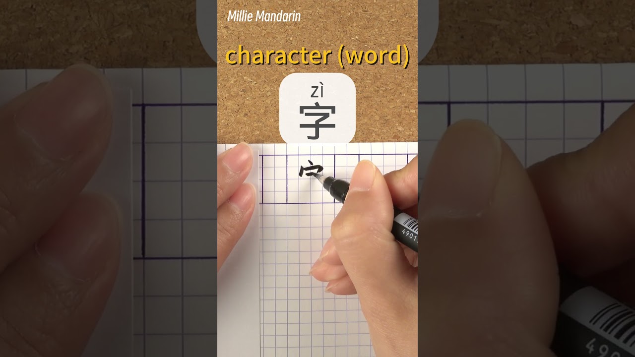 Zi: CHARACTER⎮Calligraphy⎮Handwriting⎮Hanzi⎮Learn Chinese Character⎮Write and Read Chinese