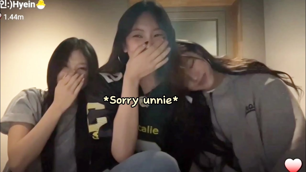 Hyein giving Minji panic attacks 🤣