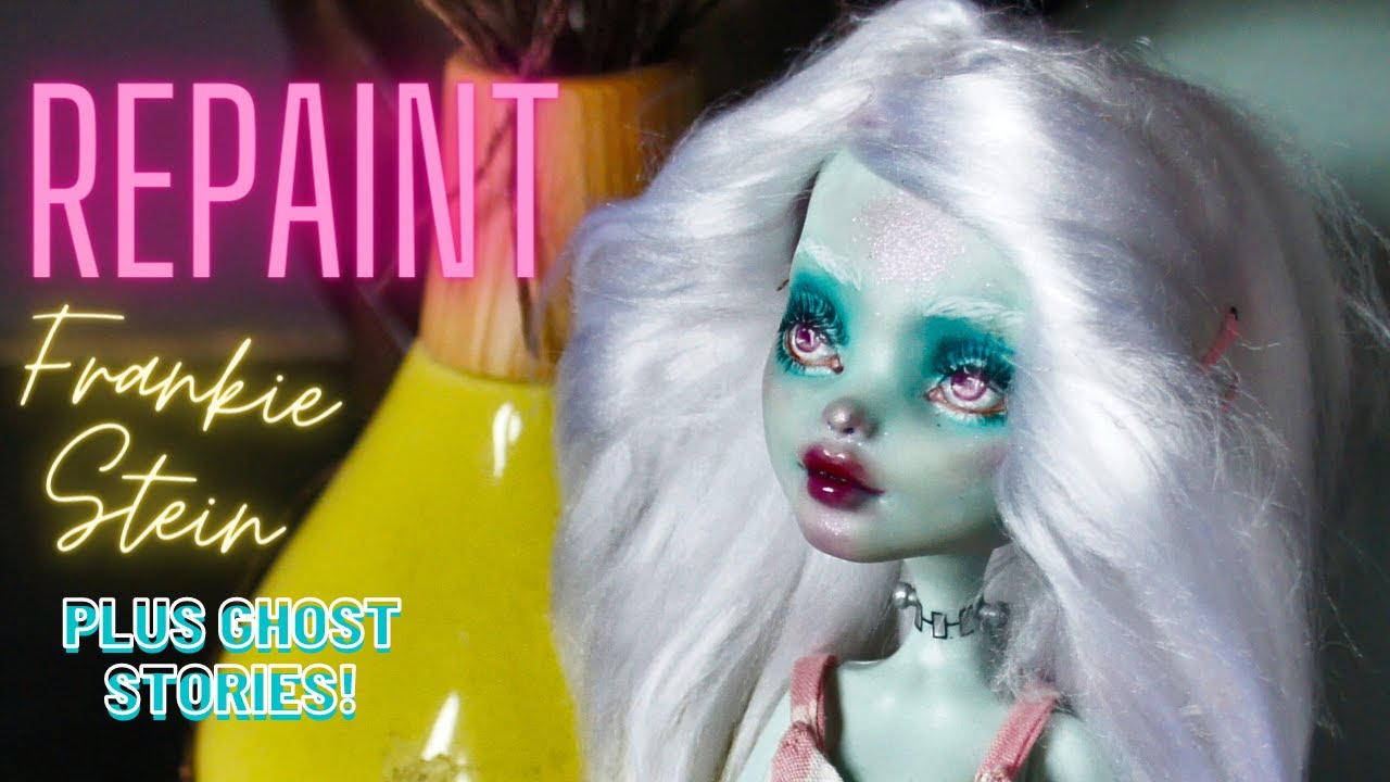 REPAINT Sweet Frankie Stein OOAK Custom Doll Repaint