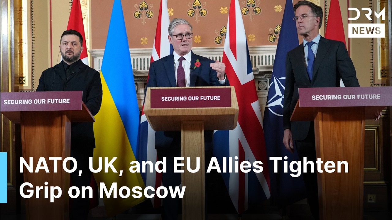 FULL PRESSER: Zelenskiy, Starmer, NATO & EU Allies Send Powerful Warning to Putin, Russia | AC1G