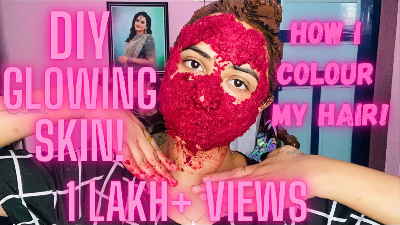 DIY|How I colour my hair at home?|Get rid of Grey hair|Glowing Skin Mask|Janani Ashokkumar
