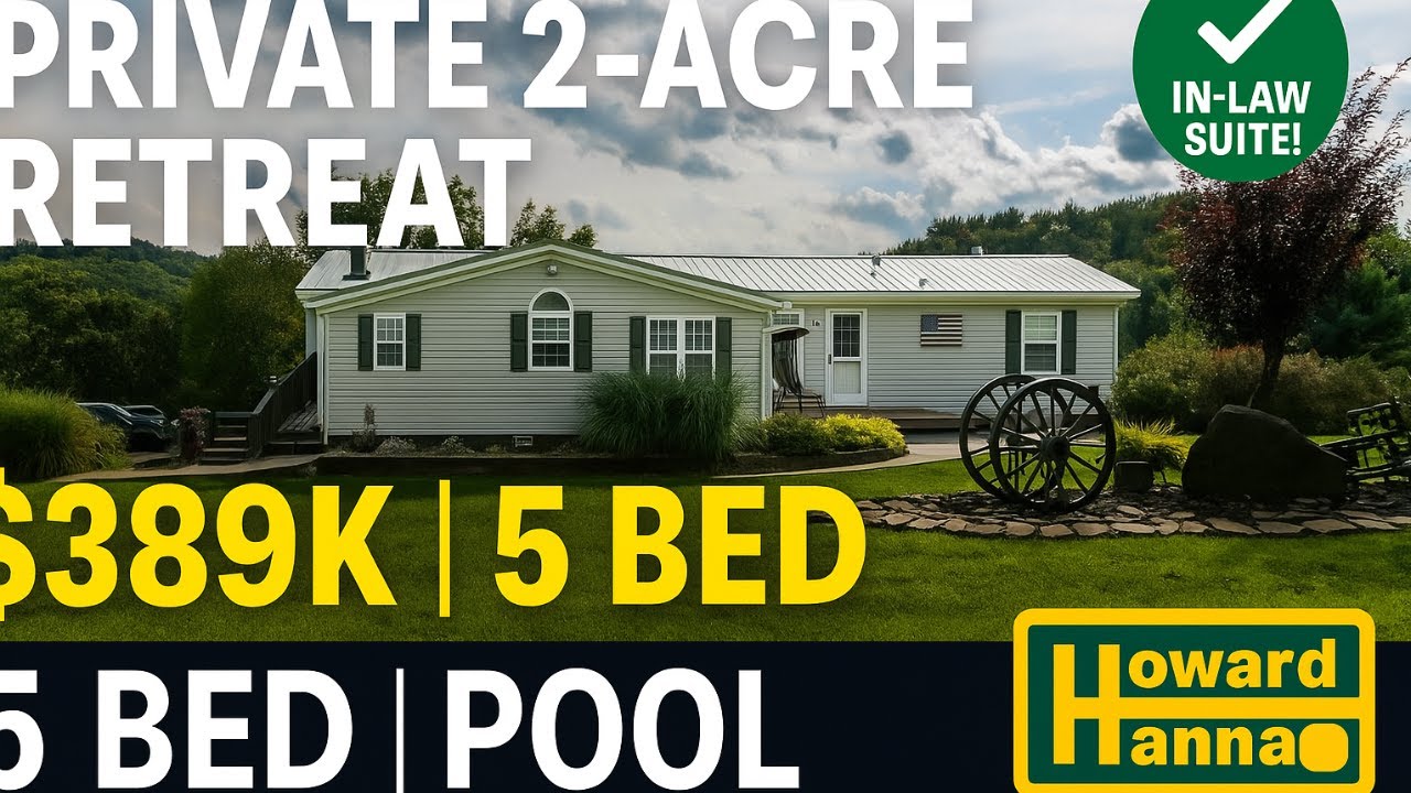 2-Acre Hidden Gem in Washington, PA | 175 Warne Lane | Howard Hanna Listing