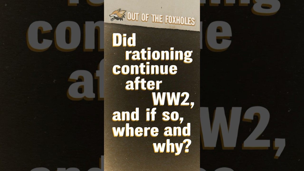 WW2 Was Over &ndash; But Rationing Didn&rsquo;t Stop #OOTF #shorts