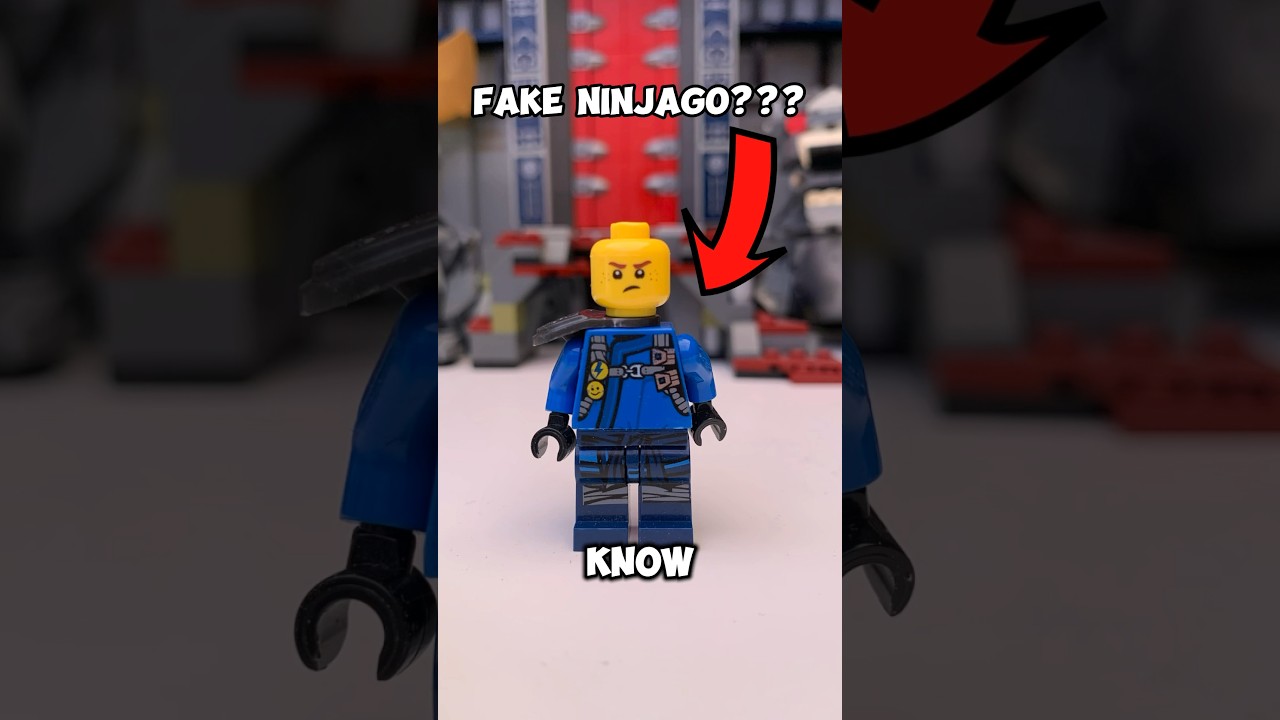 Настоящий LEGO Ninjago против поддельного LEGO Ninjago|#ninjago #legoninjago #fakelego #minifigur...