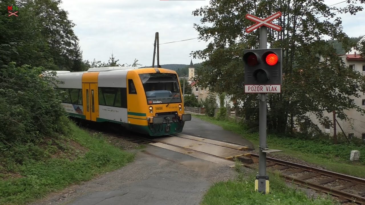 Železniční přejezd Kraslice #1 [P143] - 24.8.2023 / Czech railroad crossing