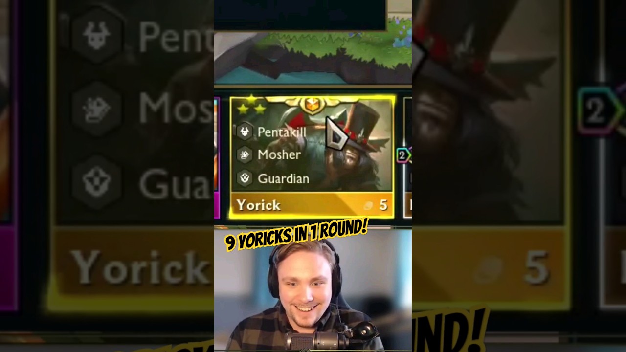 3 Star Yorick in 1 Round! #tftset10 #set10 #tft