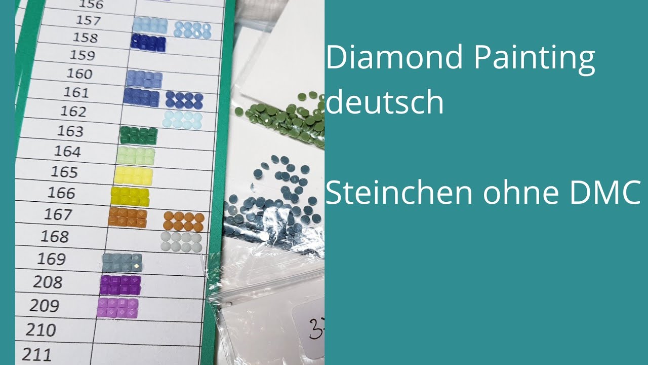 Diamond Painting deutsch #83 / Steinchen ohne DMC zuordnen