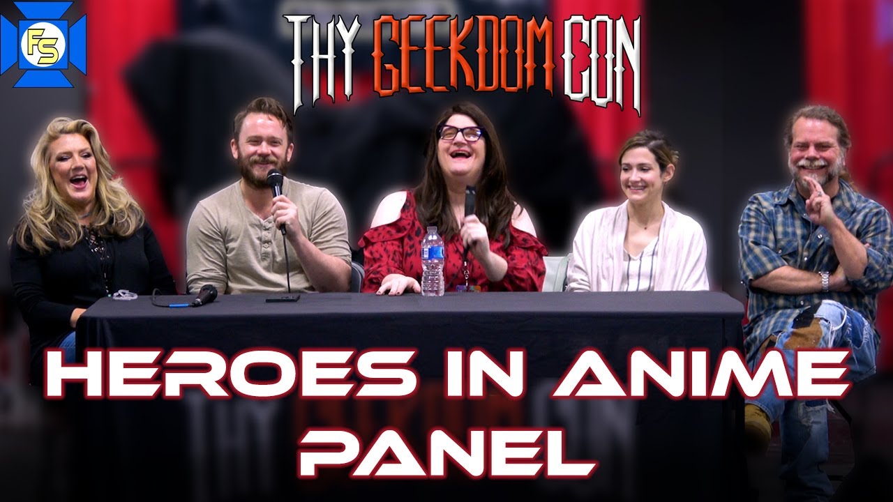 HEROES in ANIME Voice Actor Panel &ndash; Thy Geekdom Con 2024