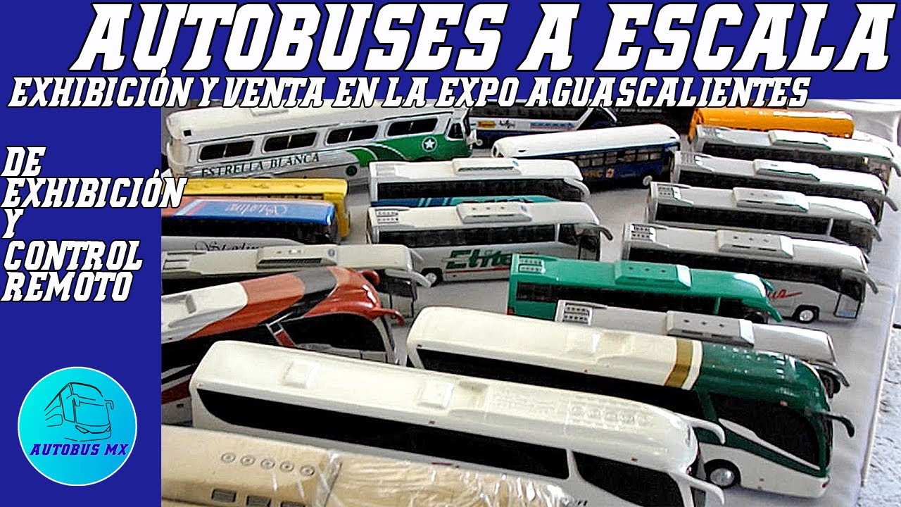 Autobuses del lujo a escala y control remoto para todos los gustos. Geniales ! Dina, Sultana, Volvo
