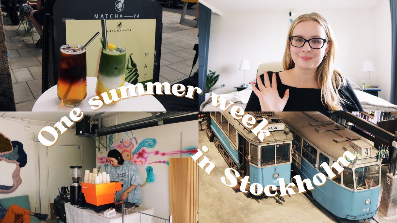 One summer week in Stockholm - Spårvägsmuseet, City Hall, pop up café,  lots of nice food and more