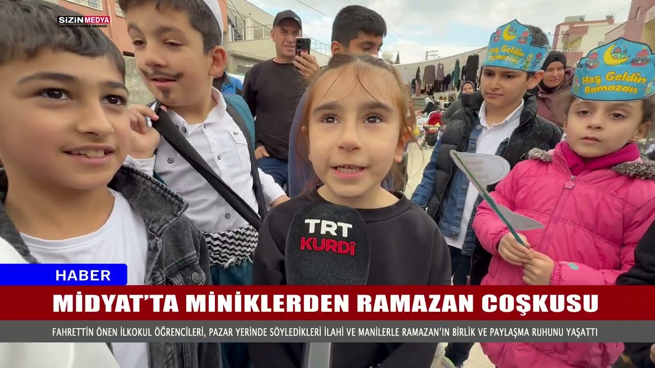 Midyat’ta Miniklerden Ramazan Coşkusu