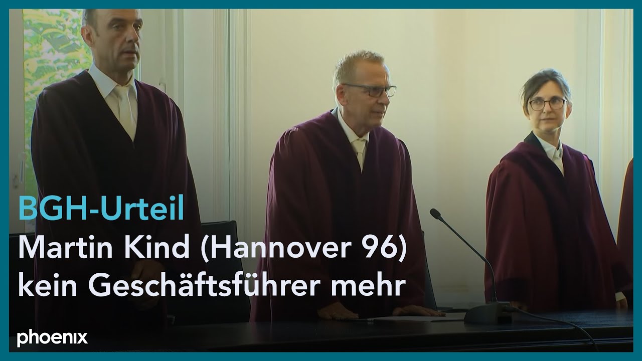 BGH-Urteil: Martin Kind (ehm. Hannover 96) kein Geschäftsführer mehr