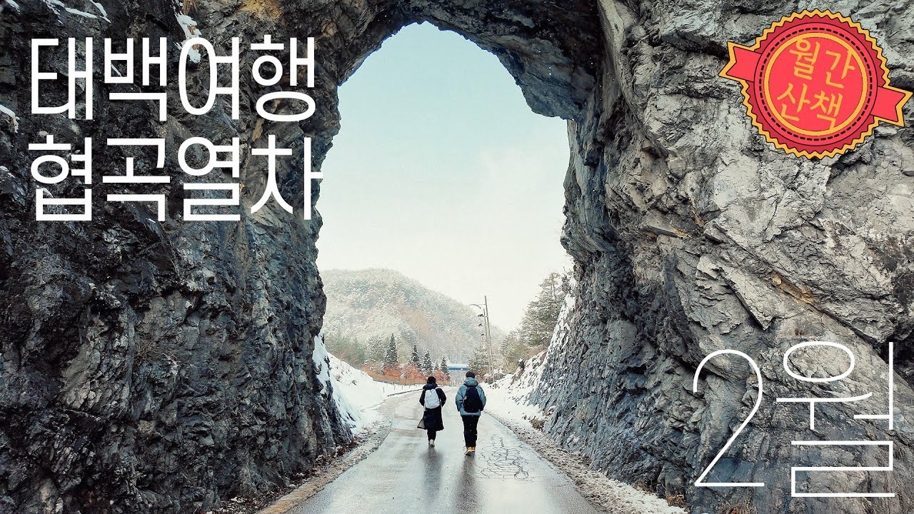 [아보행1] 2월 겨울 태백여행 눈 내리는 백두대간 협곡열차까지 | 구문소, 철암마을