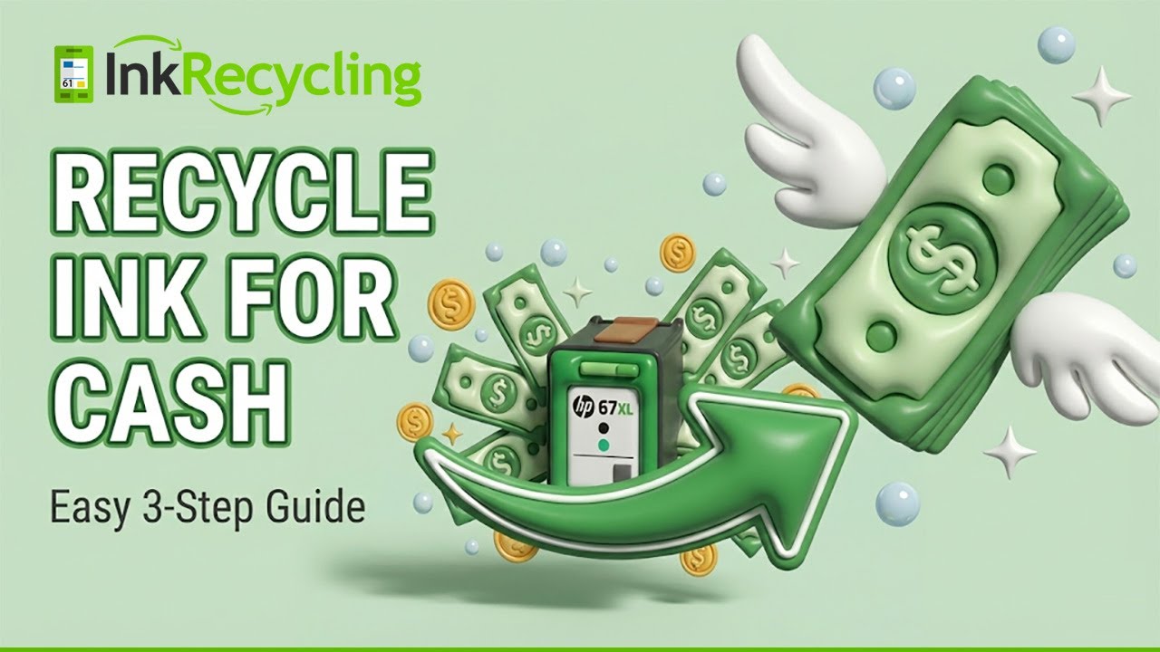 How to Recycle Ink Cartridges for CASH 💸 | Easy 3-Step Guide | InkRecycling.org