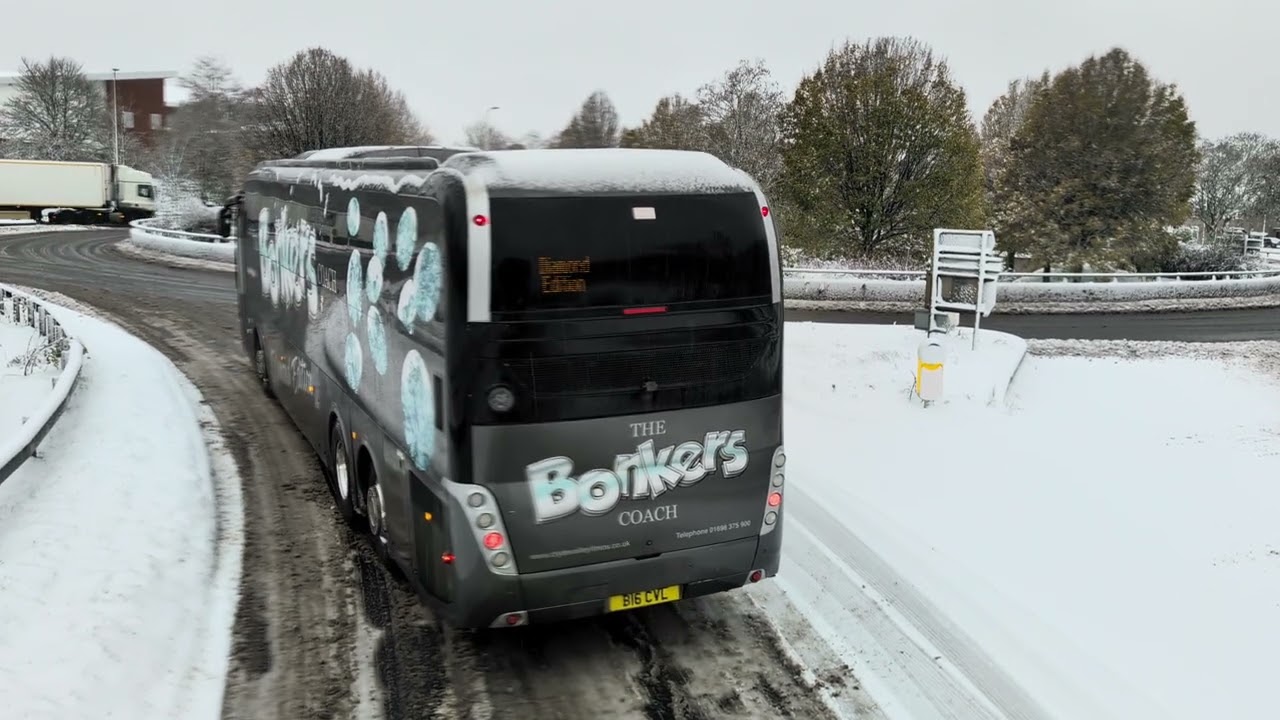 Calderwood Square to Bus Station, East Kilbride, 23 November 2024 (Storm Bert)