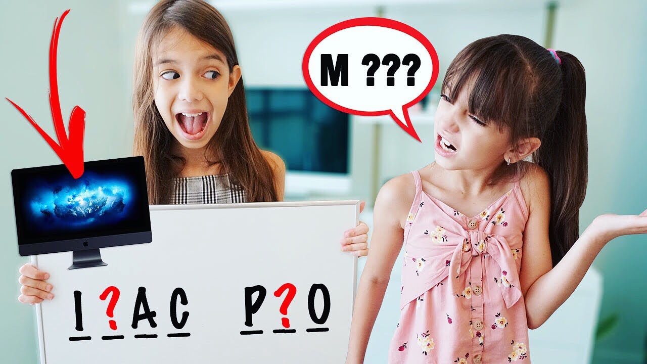 I'll Buy It If You Guess the Word Challenge! | Emily and Evelyn