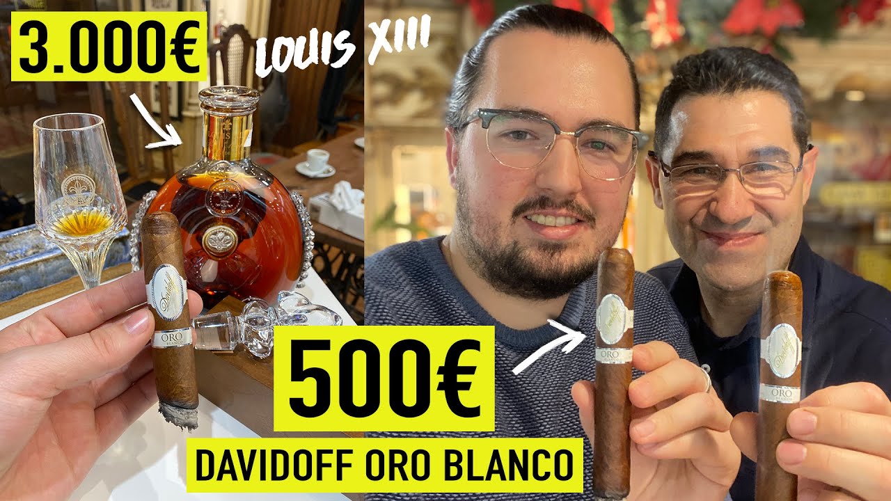 🔥 ¿A qué SABE un PURO de 500€? | Davidoff Oro Blanco y Louis XIII | Cigar Specialist