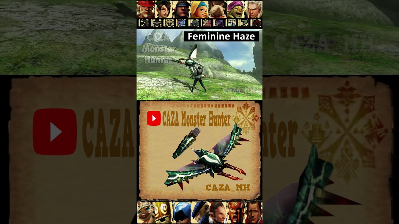 Feminine Haze - Monster Hunter Joke Weapons / Cool Designs / Unique Sounds #mhgu #mhxx ネタ武器