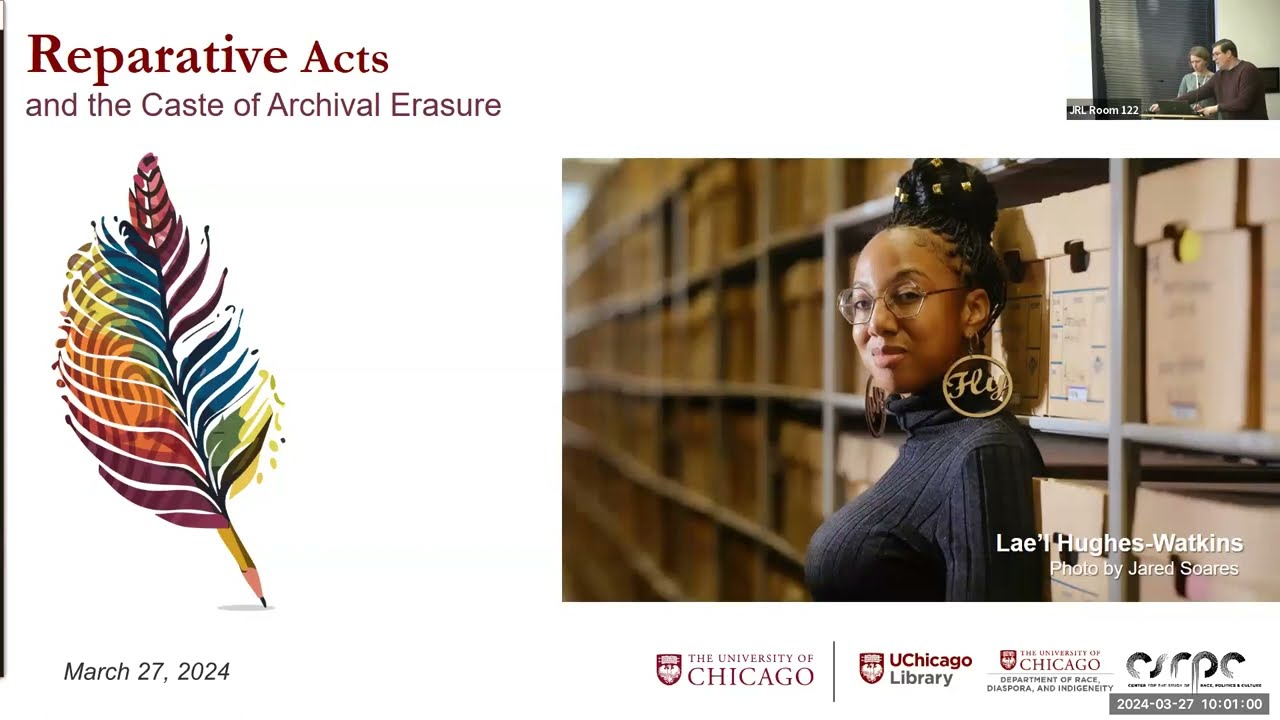 Reparative Acts and the Caste of Archival Erasure