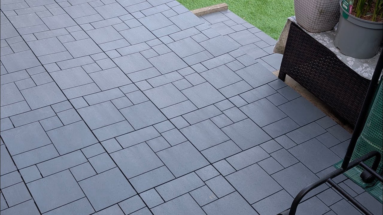 Nicoman Mosaic Composite Interlocking Decking Patio Tiles