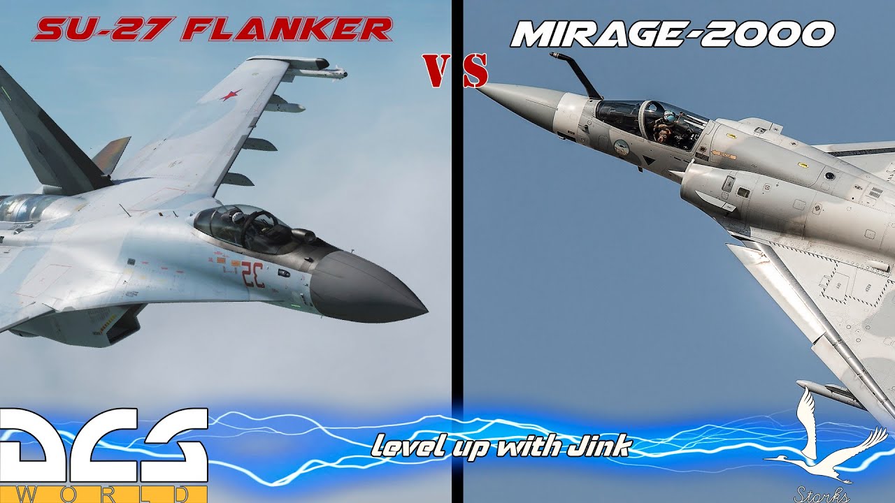 BFM. Су-27 vs Mirage-2000. Су-27 действует агрессивно { 