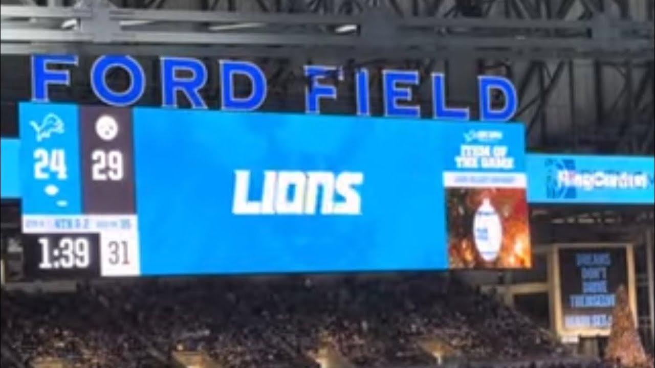 Motor City mayhem Steelers defeat Detroit ￼12-21-25 ⏰ 