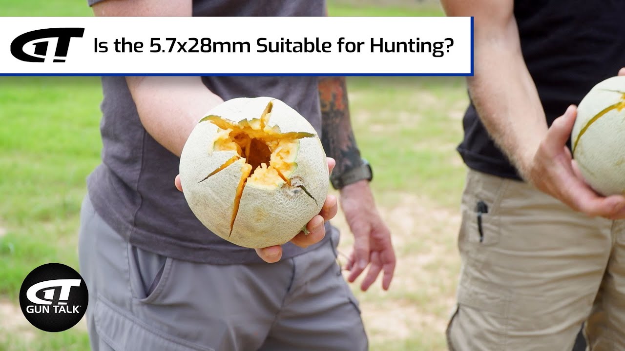 Is the 5.7x28mm Suitable For Hunting? | Gun Talk Videos