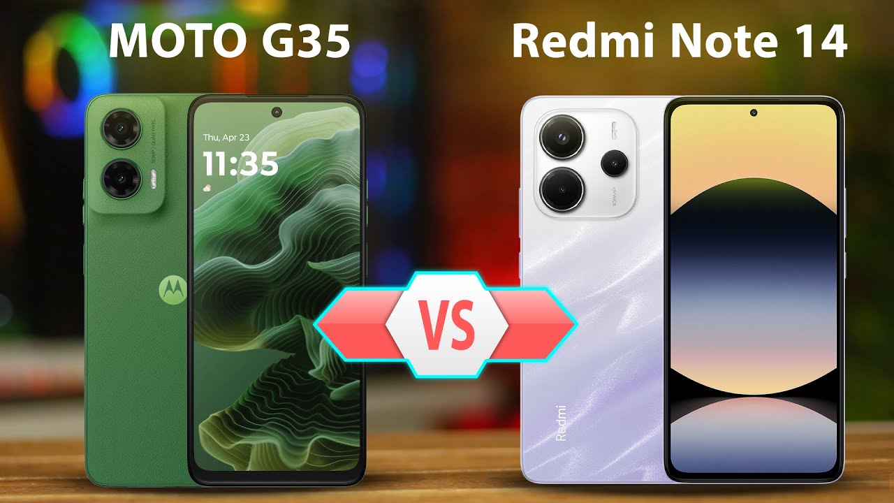 مين الأفضل MOTO G35 ولا Redmi Note 14  ؟؟