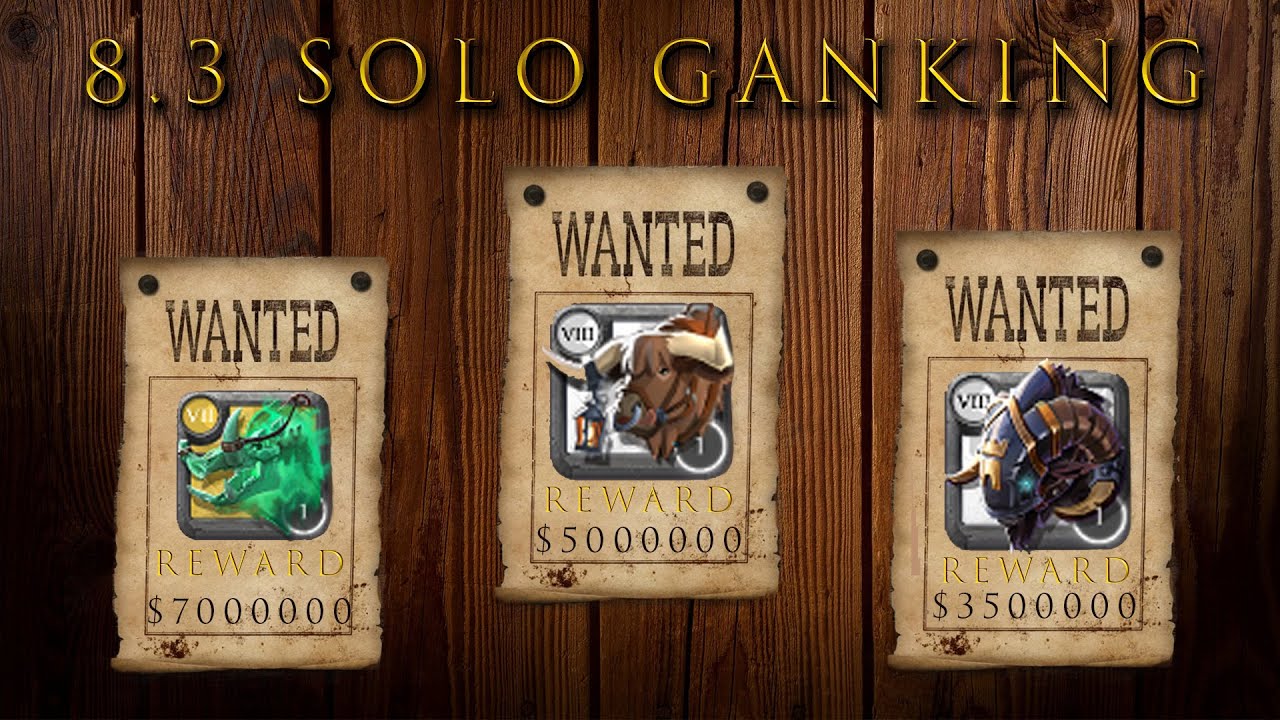 Albion online | Solo Gank | Build (Deathgivers 8.3) | Ганг на 8.3 вестниках в черной зоне