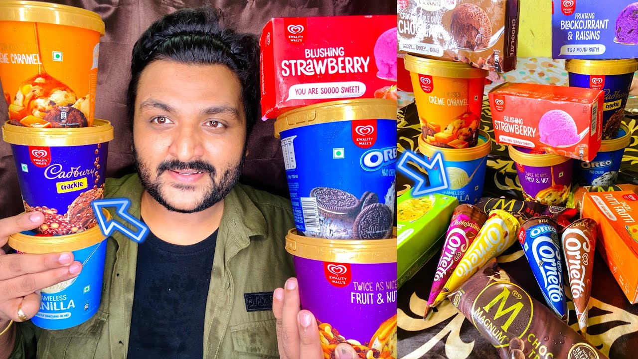 Kwality Wall’s ke saare Ice Cream Order kar liye 🤤