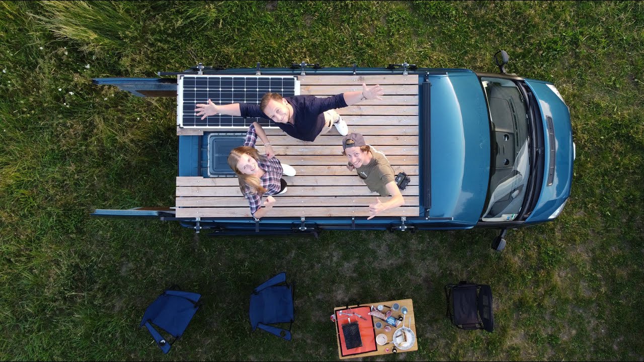 Roomtour #1 – Ford Transit DIY Campervan für 7000€ / ein Low-Budget-Campervan mit viel Stauraum 🚙