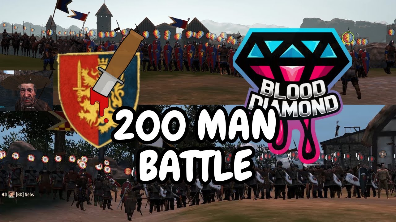 200 MAN BATTLE | BD & CI VS BRE & VSC | Persistent Bannerlord