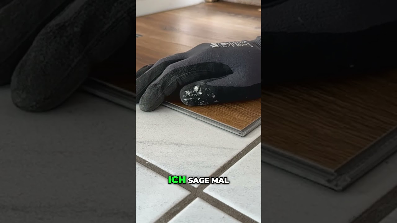 Vinylboden-Fail behoben: Geniale Papier-Trick f&uuml;r Anf&auml;nger!