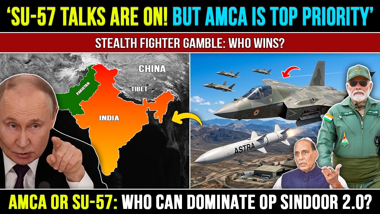 Can AMCA Really Give Indian Air Force EDGE in Future Wars? | India Pak War | Indian Defence Update