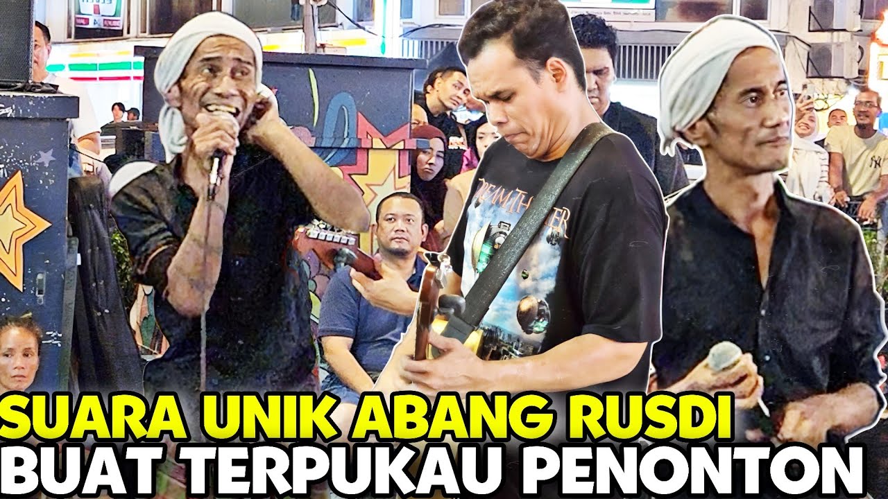 Abang Rusdi Bersuara emas | Dulu Pernah Viral 4M view Menyanyi dengan Bob vocal sedap dan merdu