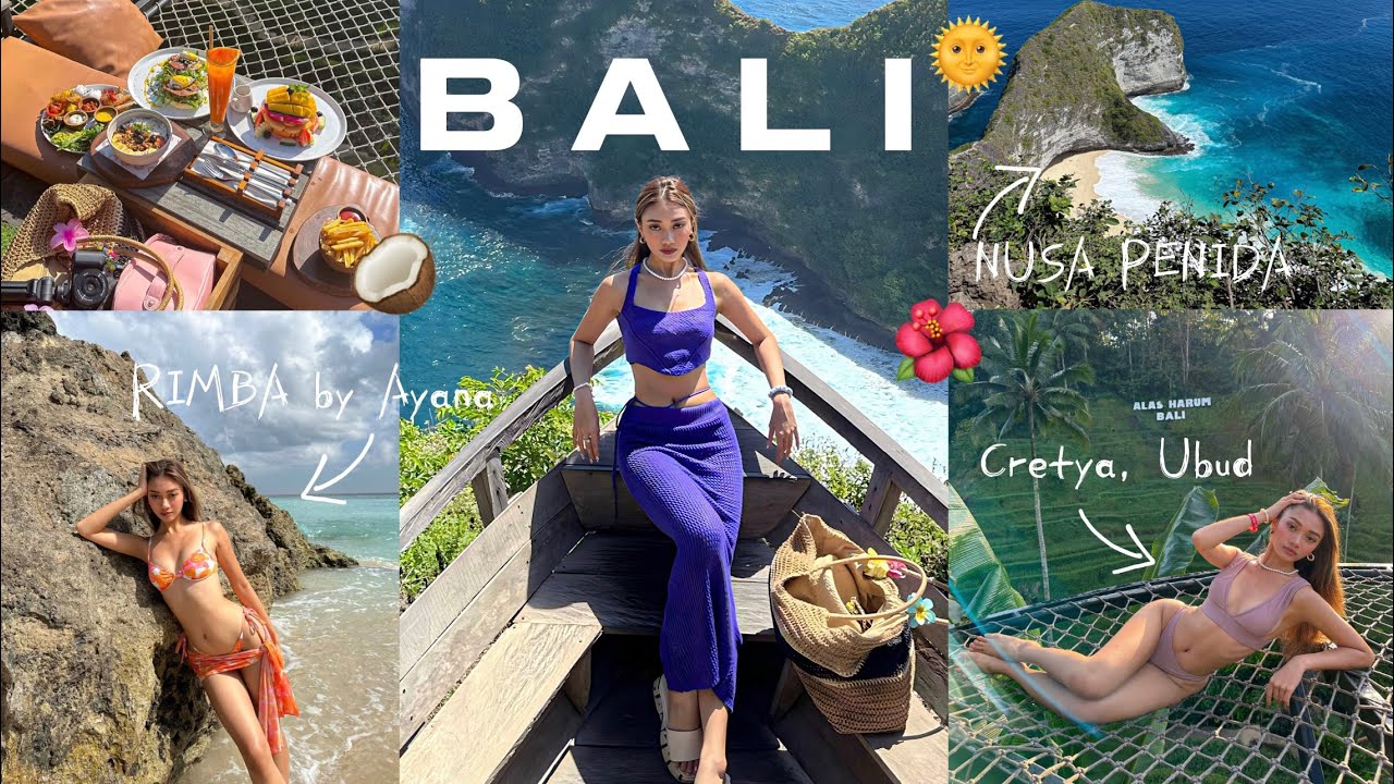 BALI VLOG (5-day itinerary: Cretya, Ubud, Nusa Penida, Birthday at Dior Riviera, Ayana) 🌺🥥🌞