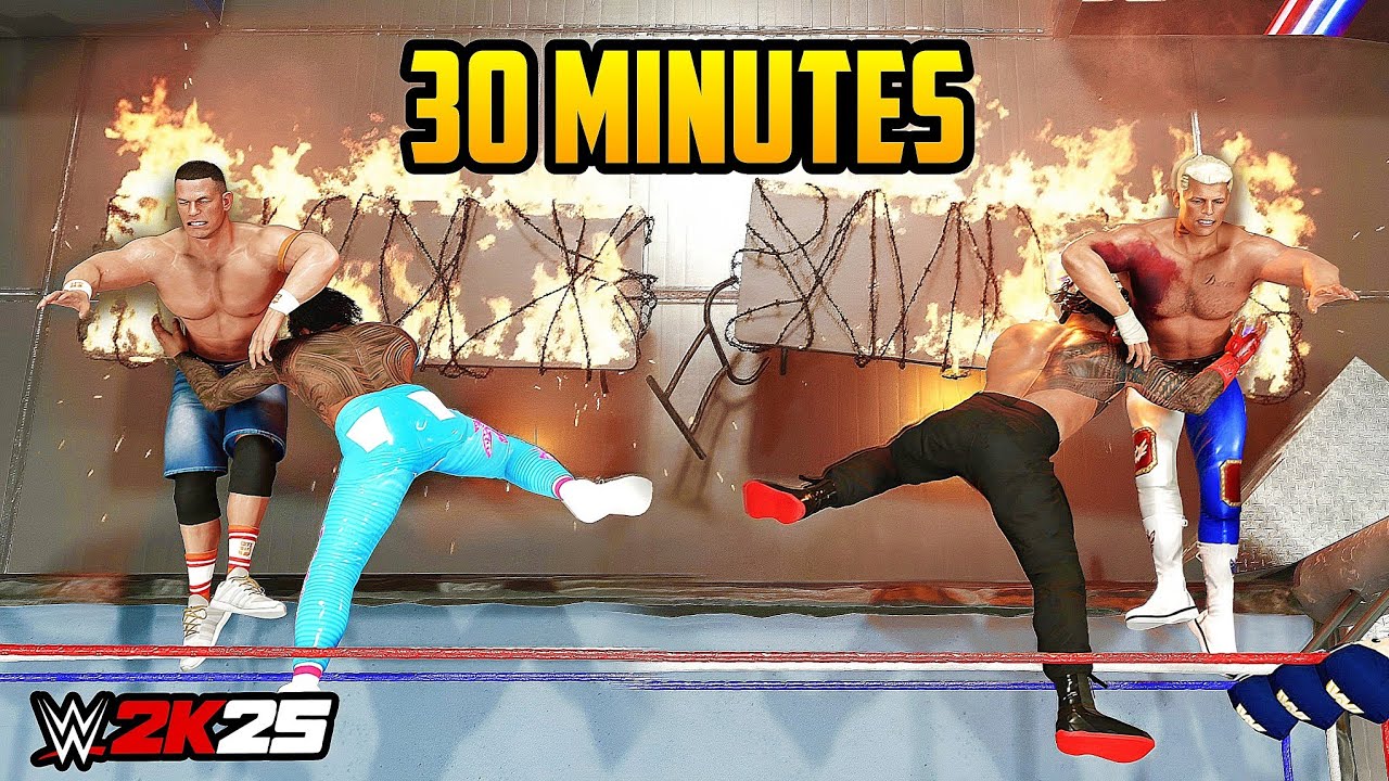 30 МИНУТ моментов, от которых захватывает дух, в WWE 2K25