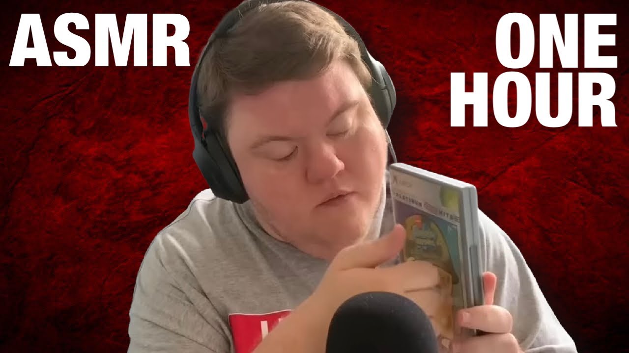 ASMR ONE HOUR OF DISC RATTLING XBOX GAMES  COMPILATION  