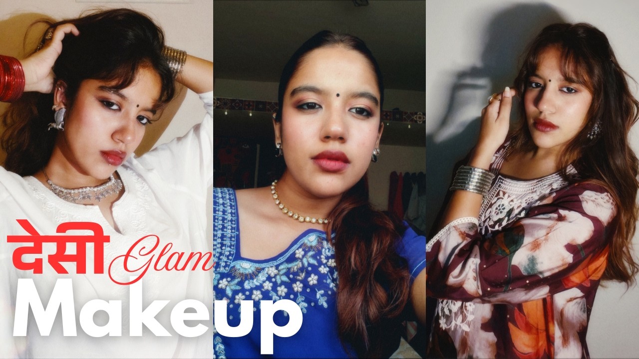 my go-to DESI GLAM MAKEUP
