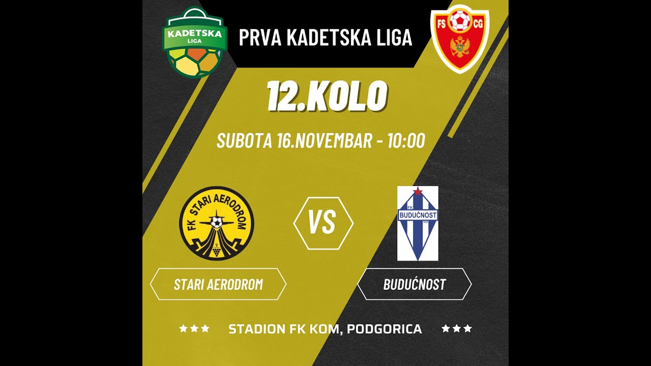 Kadeti 2008 / 09 - FK Stari Aerodrom vs FK Budućnost