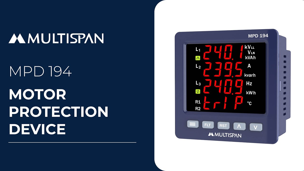 Multispan Motor Protection Device: MPD 194
