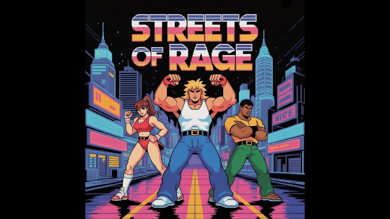 🎮 Streets of Rage (Mega Drive) – La Intro Completa con una de las MEJORES músicas del gaming retro