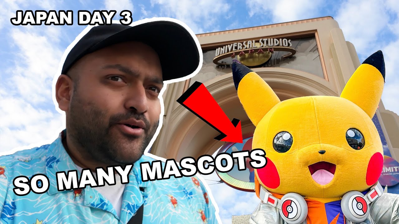 How Many Mascots Can I Meet At Universal Studios Japan? - Japan Vlog Day 3