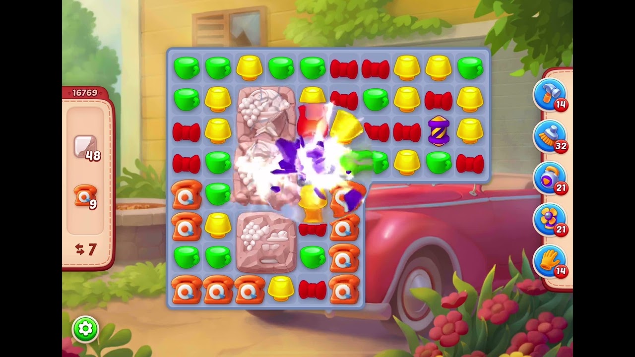 HomeScapes Level 16769 no boosters