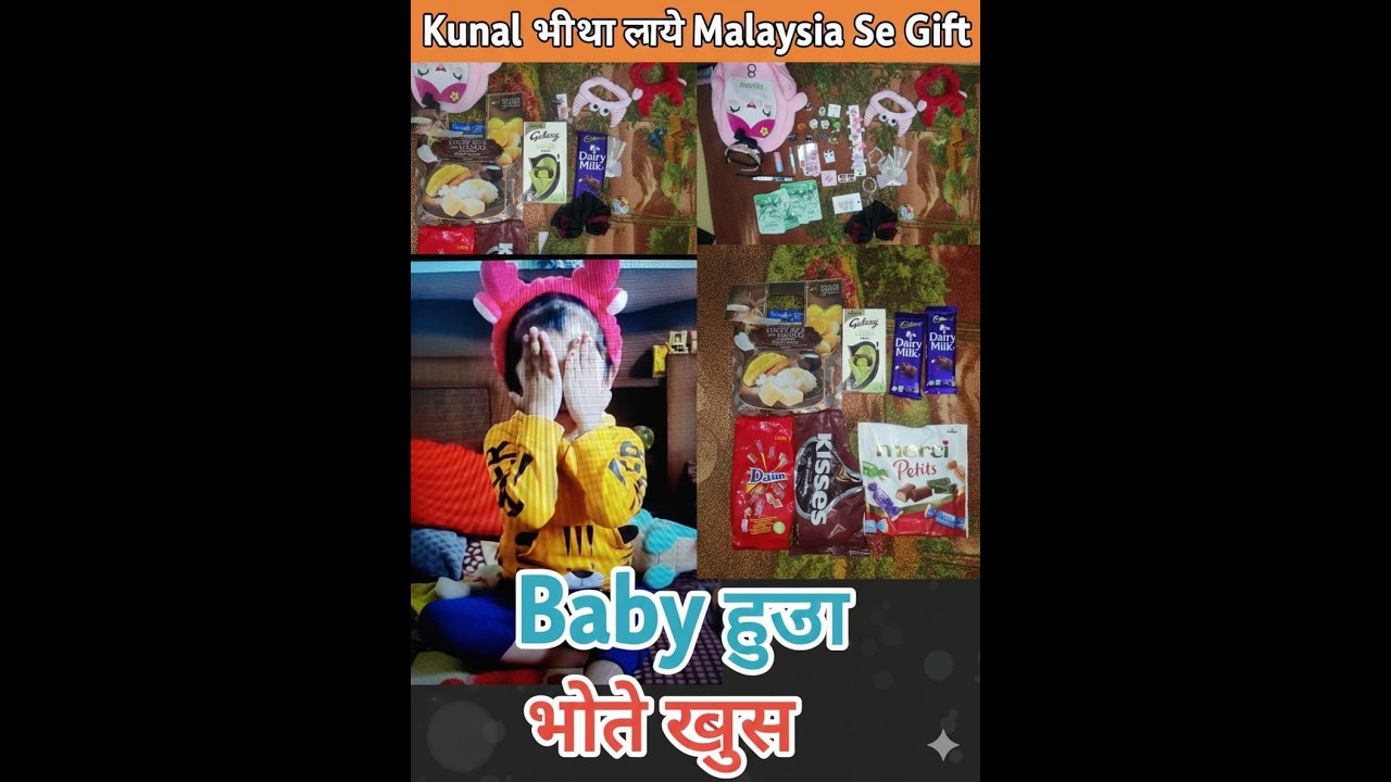 Kunal Bhaiya Ka Surprise From Malaysia 🇲🇾 | Daisy Ka Reaction 🥹 Priceless#cute #trending #funny #yt